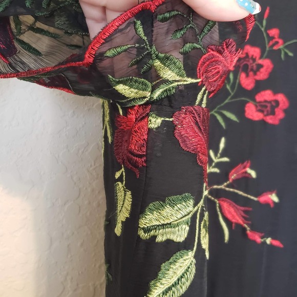 Show Me Your MuMu Black Floral Mini Dress - Picture 4 of 8